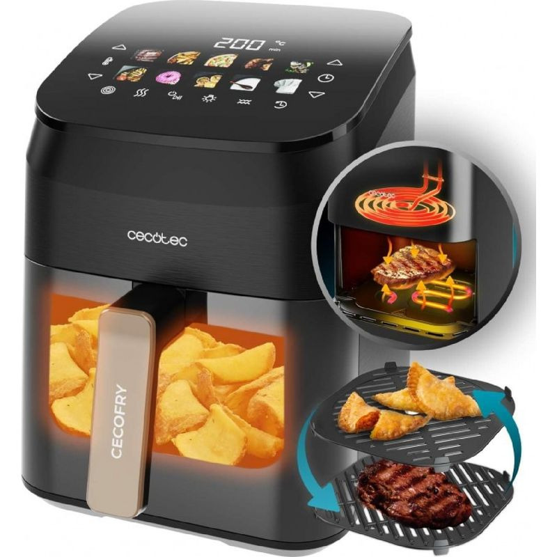 Cecotec Cecofry&Grill Duoheat 8000 - Imagen 7