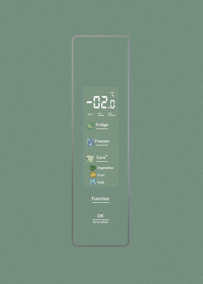 CREATE Fridge Studio French Door Pro 509 verde - Imagen 14